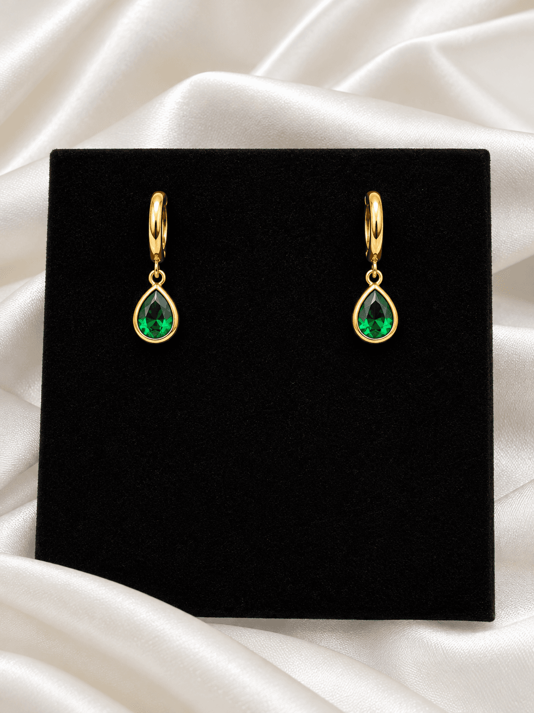 Emerald Glow Bali Earrings, photo 4