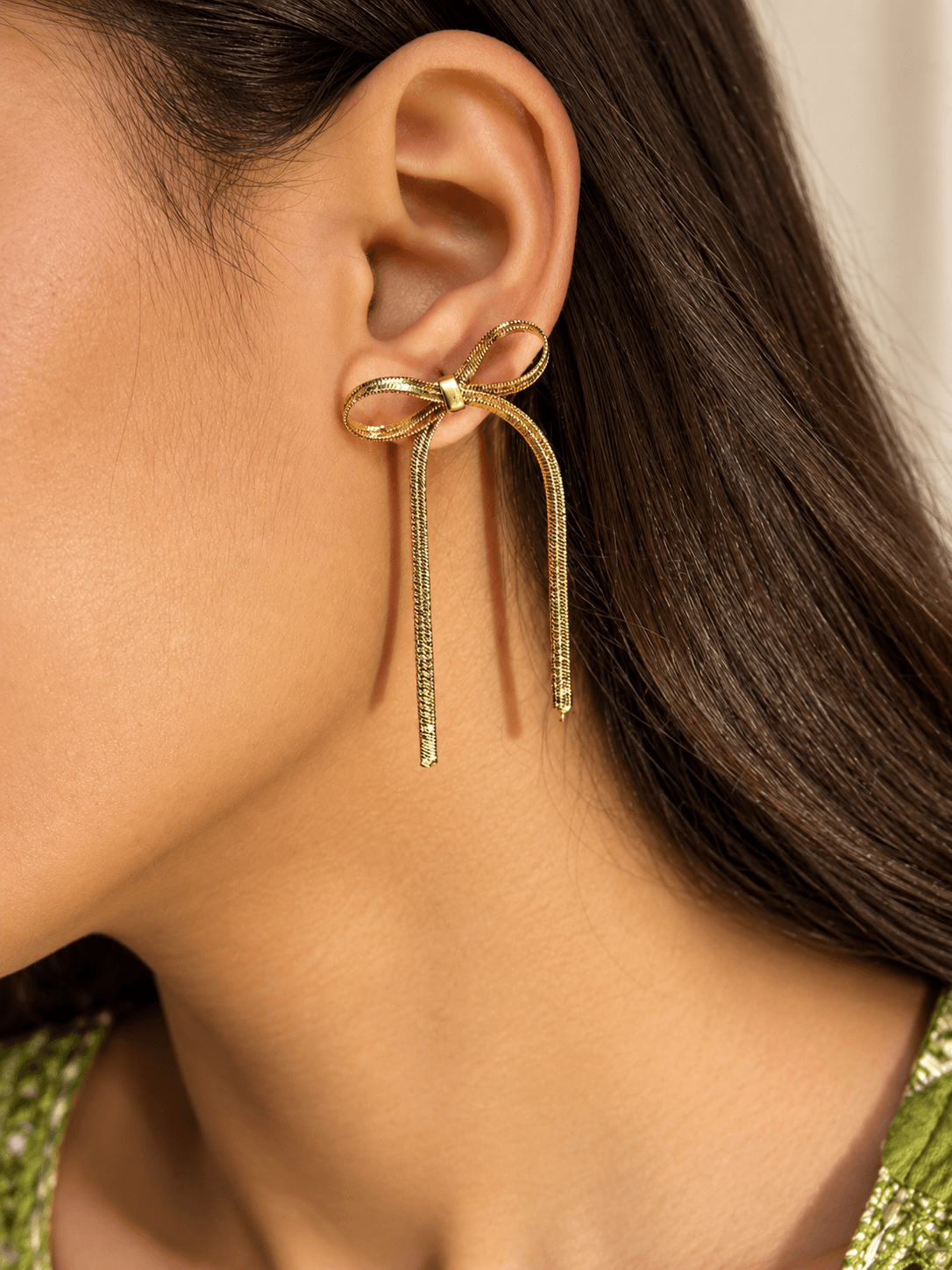 Bow Elegance Long Earrings, photo 2